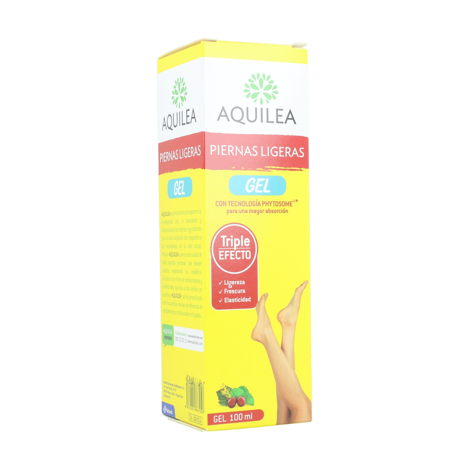 AQUILEA PIERNAS LIGERAS GEL 100ML - Centro Dietético Escaleritas