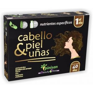 CABELLOS, PIEL Y UÑAS 40 CAPSULAS PINISAN - Centro Dietético Escaleritas
